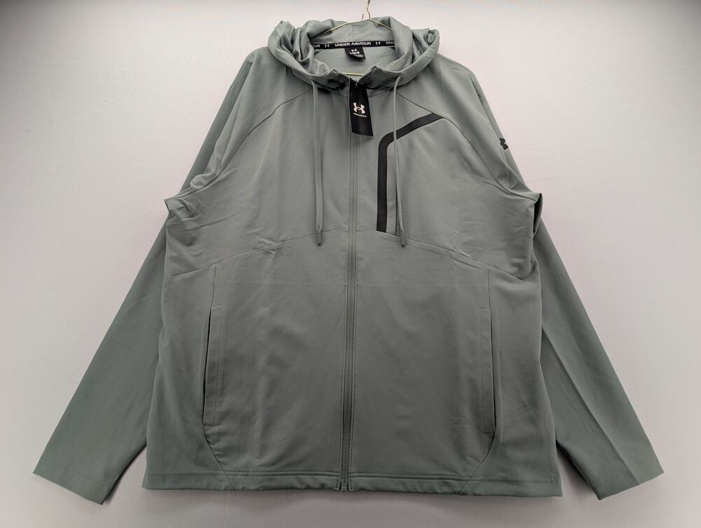 NWT Under Armour Men's Sportstyle Woven Men's Jacket in Silica Green size L